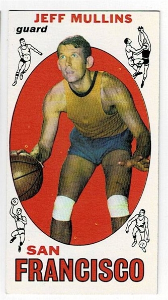1969 Topps Basketball #70 Jeff Mullins - San Francisco Warriors RC